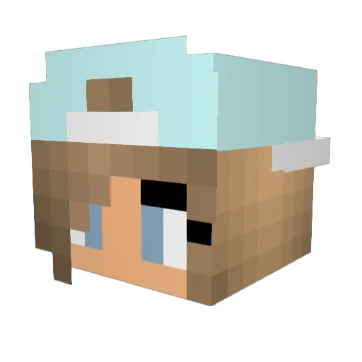 devon_78 Minecraft avatar head, 3D render