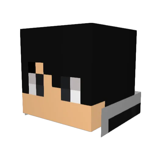 devoted_eagle Minecraft avatar head, 3D render