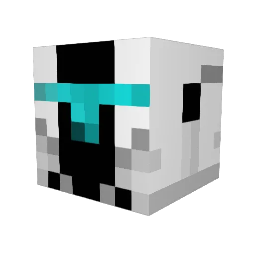 devourr43 Minecraft avatar head, 3D render
