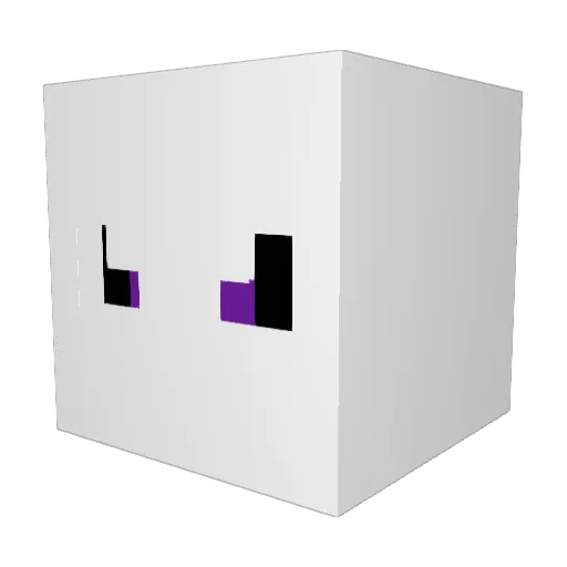 devport Minecraft avatar head, 3D render