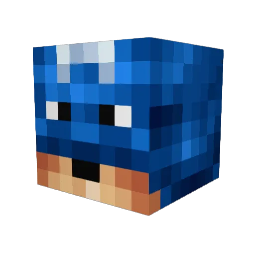 devs5 Minecraft avatar head, 3D render