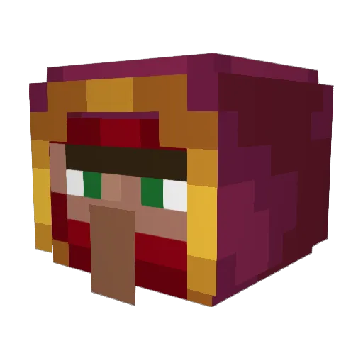devulpex Minecraft avatar head, 3D render