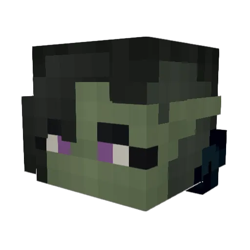 dew_sword Minecraft avatar head, 3D render