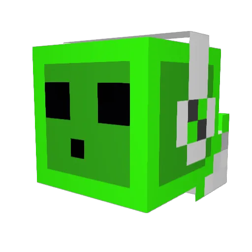 dewboy77 Minecraft avatar head, 3D render
