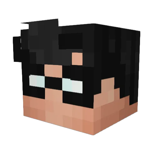 deweytherock Minecraft avatar head, 3D render
