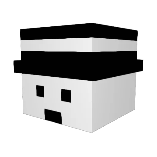 dewinnaar123 Minecraft avatar head, 3D render