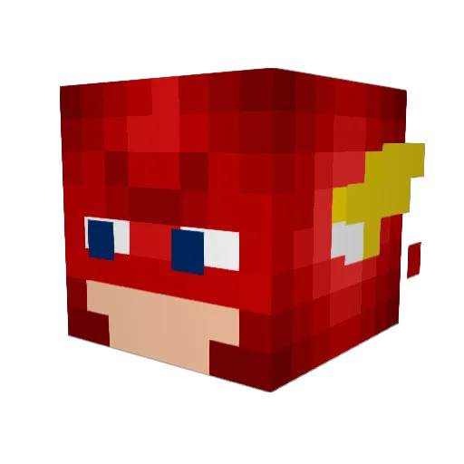 dex937 Minecraft avatar head, 3D render