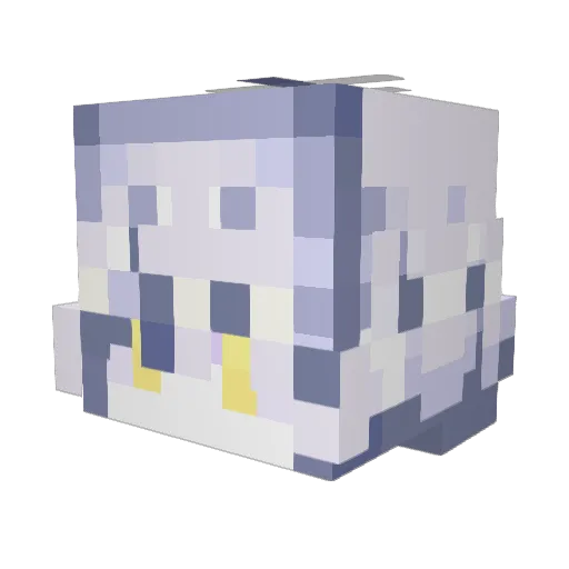 dexhead Minecraft avatar head, 3D render