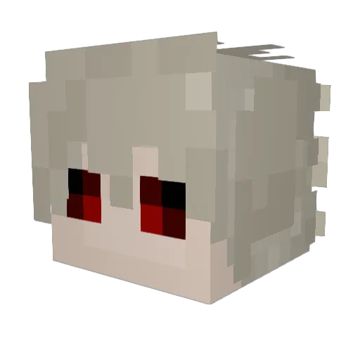 dexite Minecraft avatar head, 3D render