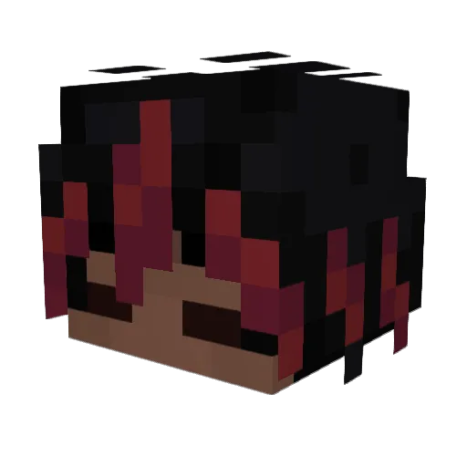 dexpio Minecraft avatar head, 3D render