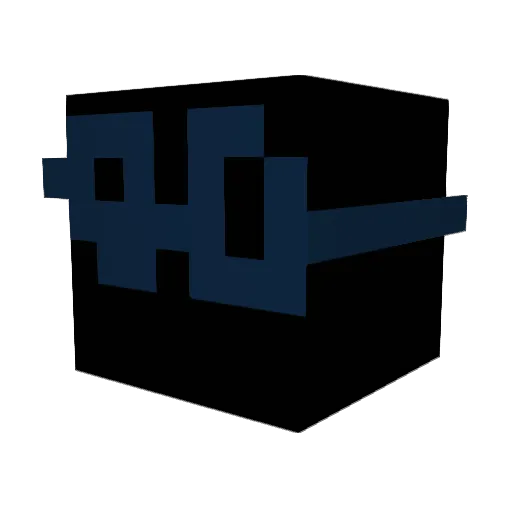 dexte Minecraft avatar head, 3D render