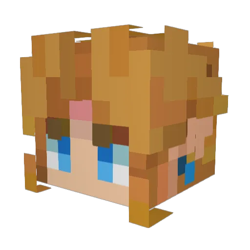 dexteritys0 Minecraft avatar head, 3D render