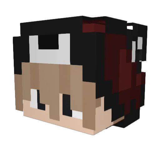 dexxs_03 Minecraft avatar head, 3D render