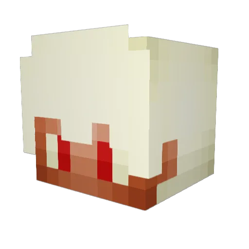 deyd1 Minecraft avatar head, 3D render
