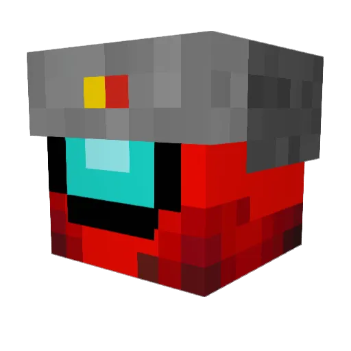 deyull Minecraft avatar head, 3D render