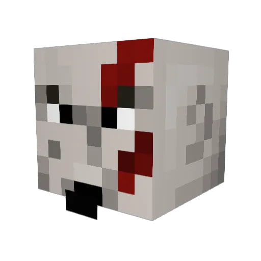 deyvidyfs Minecraft avatar head, 3D render