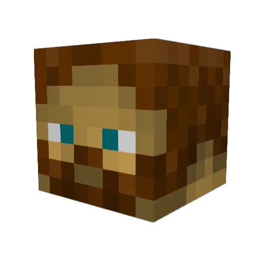 dez1970 Minecraft avatar head, 3D render