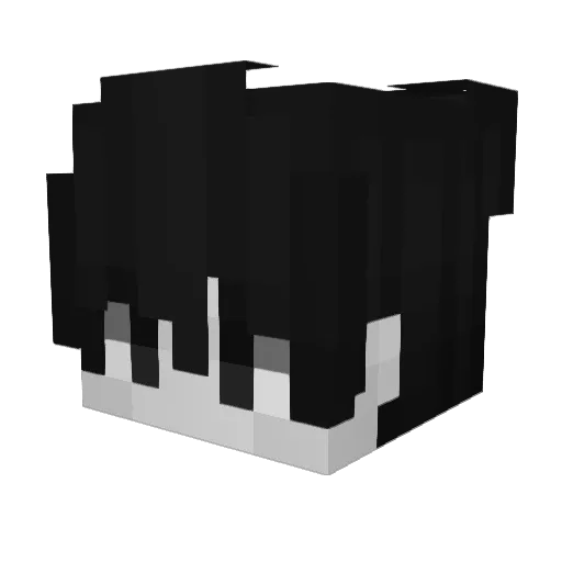 dezarit Minecraft avatar head, 3D render