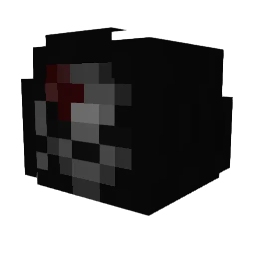 dezun Minecraft avatar head, 3D render