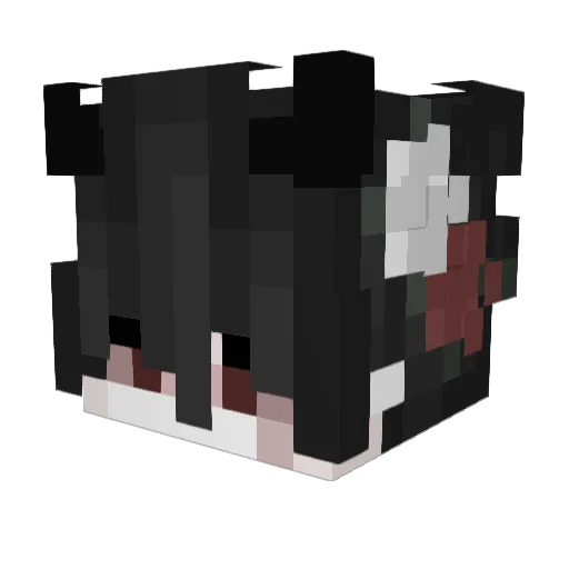 dezxcmil Minecraft avatar head, 3D render