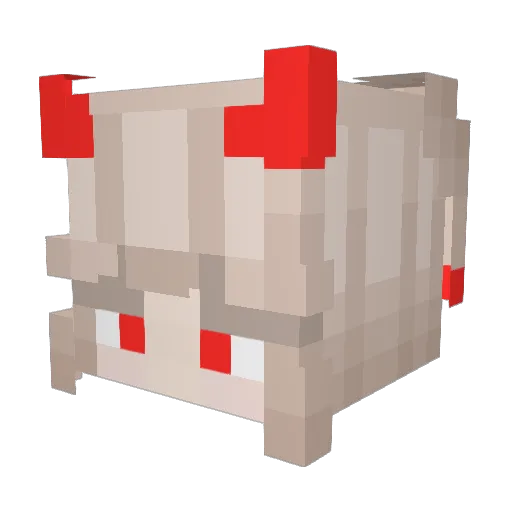 dezxo Minecraft avatar head, 3D render