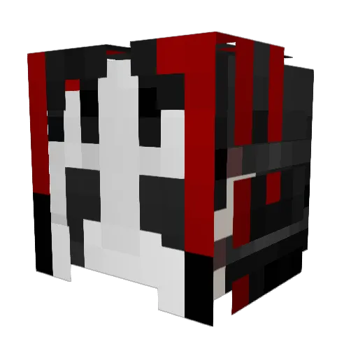 dezyi Minecraft avatar head, 3D render