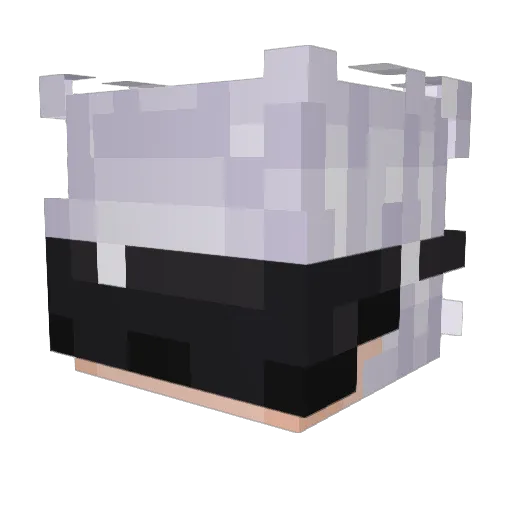 dfernandez_ Minecraft avatar head, 3D render