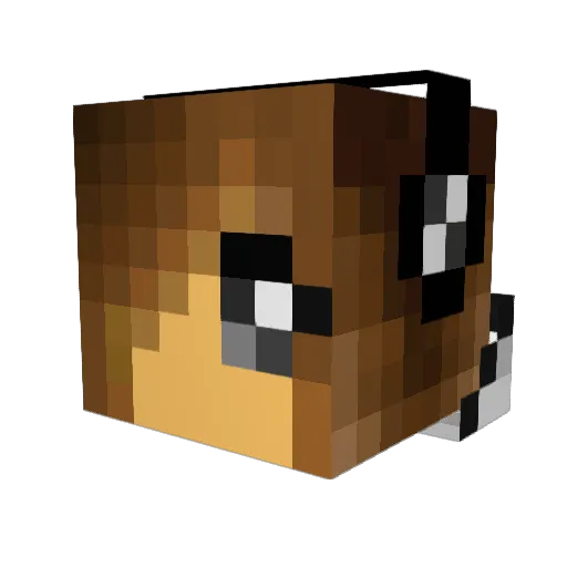 dff3bc Minecraft avatar head, 3D render