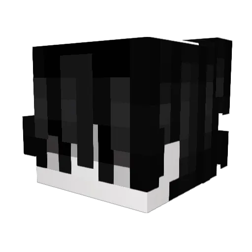 dfl Minecraft avatar head, 3D render