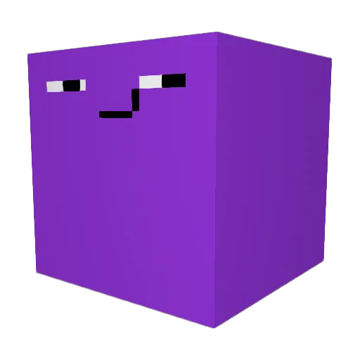 dfle Minecraft avatar head, 3D render