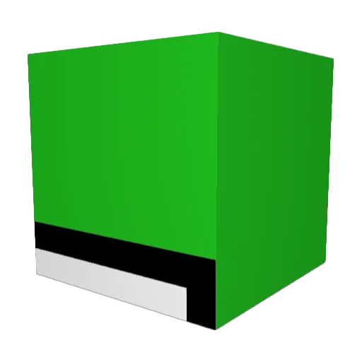 dfvg Minecraft avatar head, 3D render