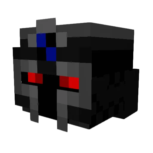 dgekson Minecraft avatar head, 3D render
