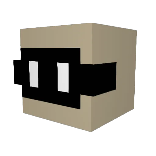 dgon21 Minecraft avatar head, 3D render