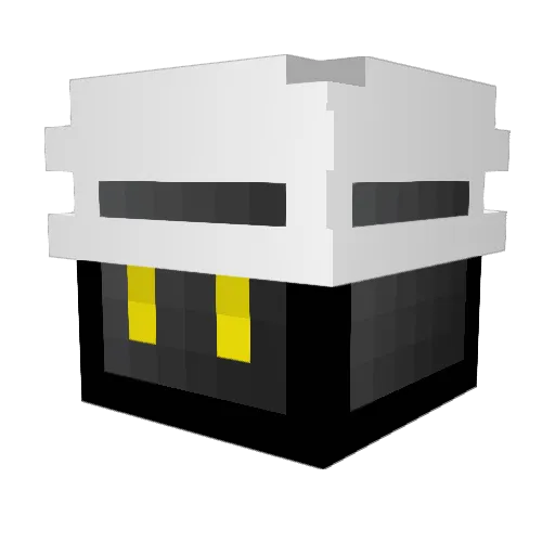 dgpm2024 Minecraft avatar head, 3D render