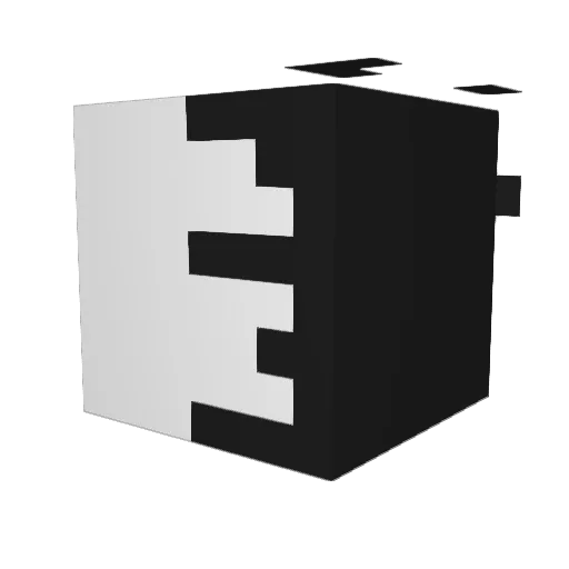 dgrace2002 Minecraft avatar head, 3D render
