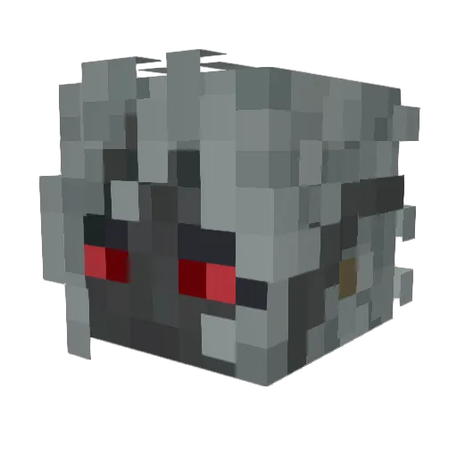 dgtlstar Minecraft avatar head, 3D render