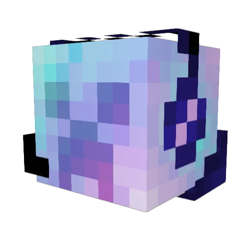 dgtre Minecraft avatar head, 3D render