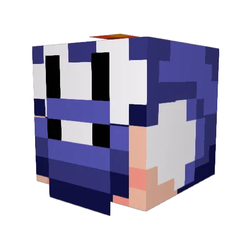 dh2006 Minecraft avatar head, 3D render