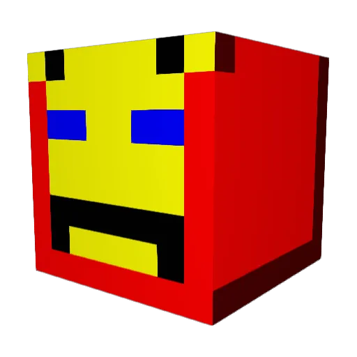 dharrow123 Minecraft avatar head, 3D render