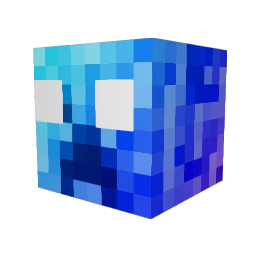 dhdragonlord Minecraft avatar head, 3D render