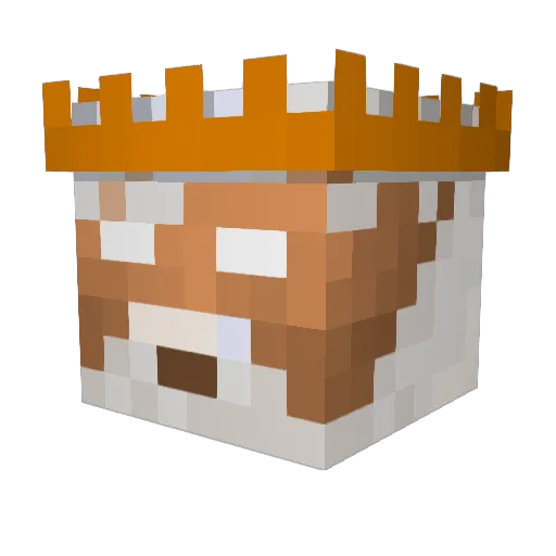dhenderson32 Minecraft avatar head, 3D render