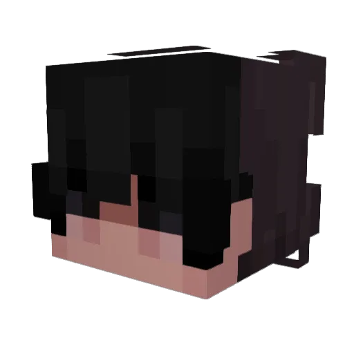 dhheua Minecraft avatar head, 3D render