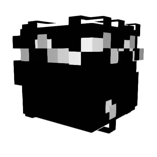 dhw Minecraft avatar head, 3D render