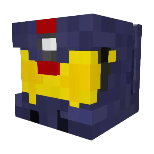 di0rgio Minecraft avatar head, 3D render