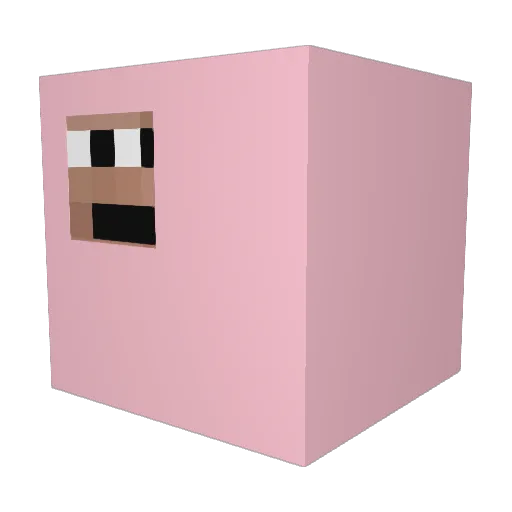 di0rr Minecraft avatar head, 3D render