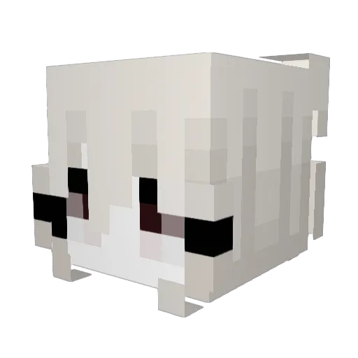 di2t Minecraft avatar head, 3D render