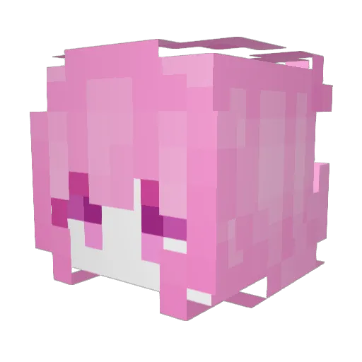 dia13307 Minecraft avatar head, 3D render