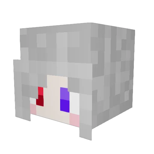 dia2036 Minecraft avatar head, 3D render