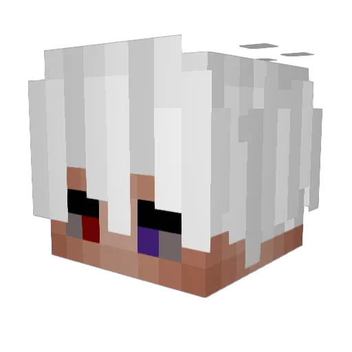 diaaar Minecraft avatar head, 3D render