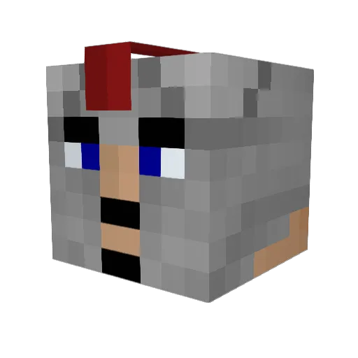 diablo377 Minecraft avatar head, 3D render
